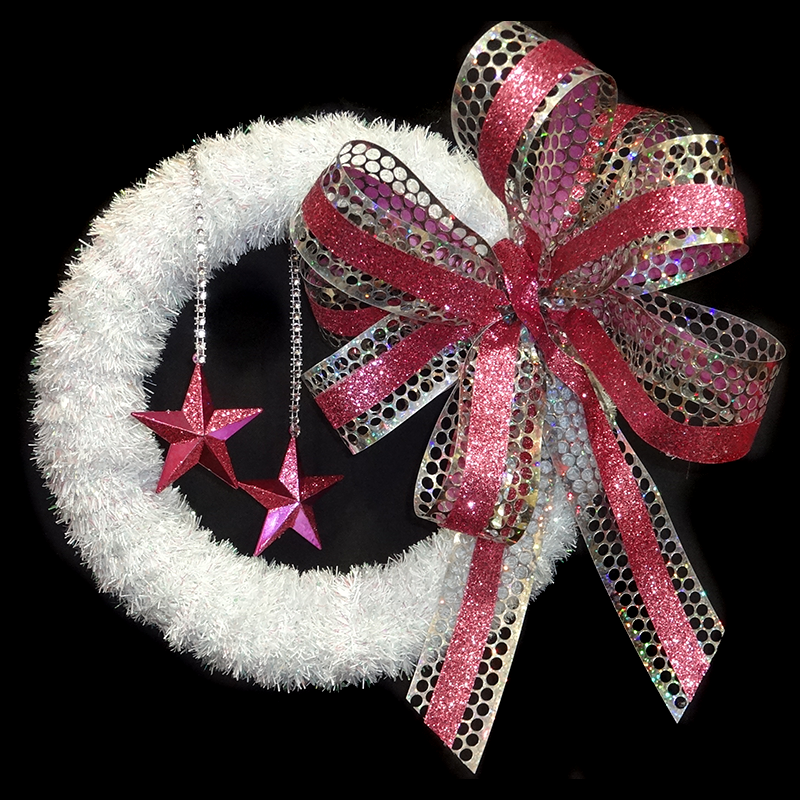 glitter-star-wreath