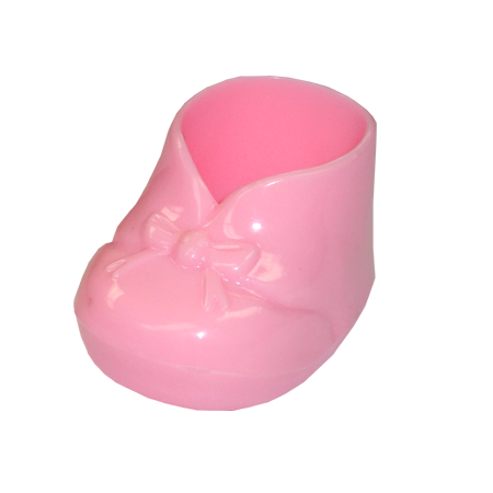 Baby Bootie 3" - Pink - 1 pc. pkg.