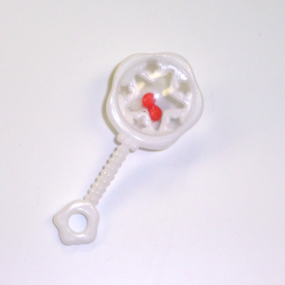 Rattle 2" - White - 1 pc. pkg.