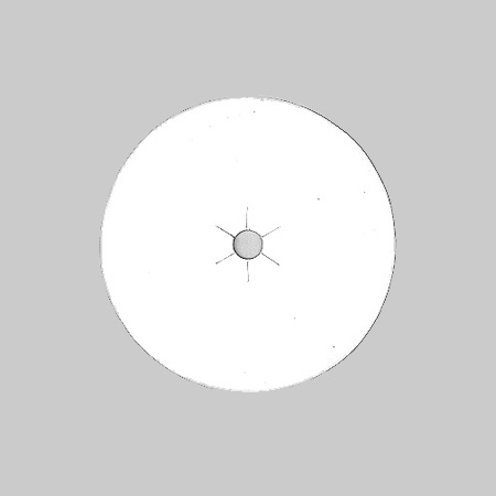 4" Round Paper Disc - 100 pc. pkg.