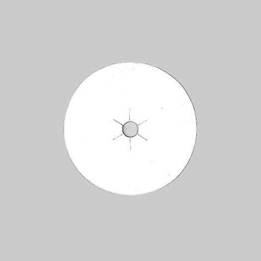 3" Round Paper Disc - 100 pc. pkg.