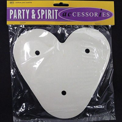 8" Heart Paper Disc - 2 pc. pkg.