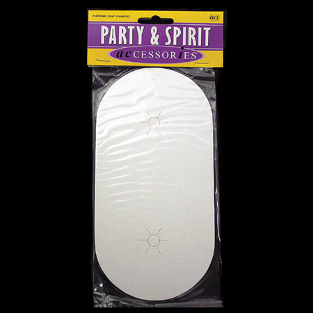 8" Oval Paper Disc - 3 pc. pkg.