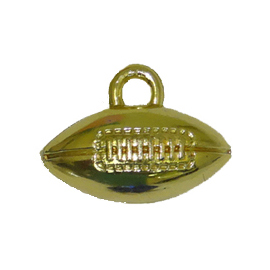 1.5" Metallic Gold Footballs - 36 pc. pkg.