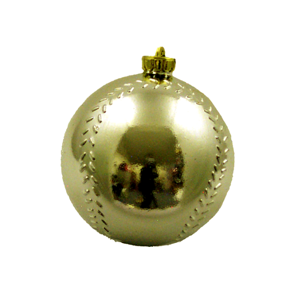 2.5" Baseball  - Metallic Gold - 1 pc. pkg.