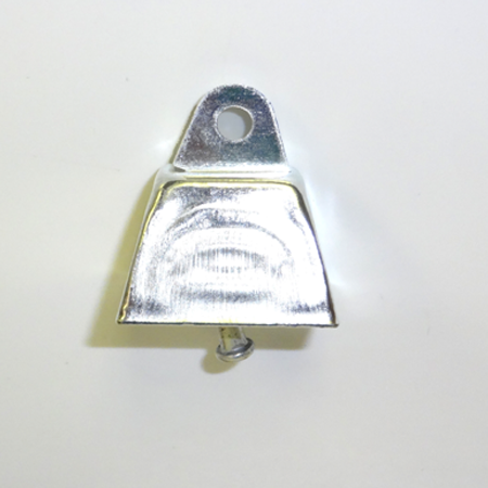 1" Cowbell - Silver - 3 pc. pkg.