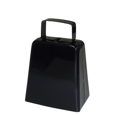 3" Cowbell - Black - 1 pc. pkg.
