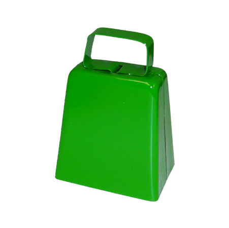 3" Cowbell - Emerald - 1 pc. pkg.