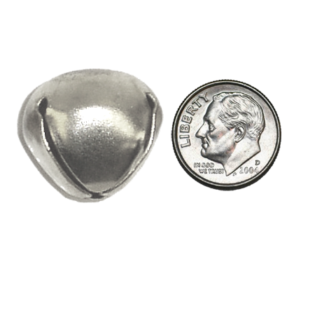 1" Jingle Bells - Silver - 3 pc. pkg.