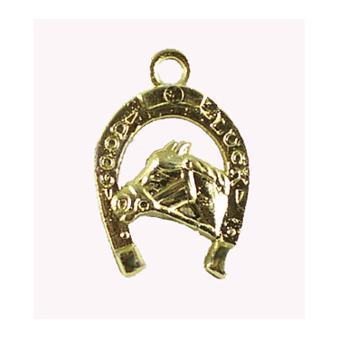Horseshoe - 1" - Metallic Gold - 24 pc. pkg.