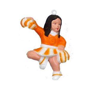 3-D Cheerleader - 1.75" -Orange/White - 1 pc. pkg.