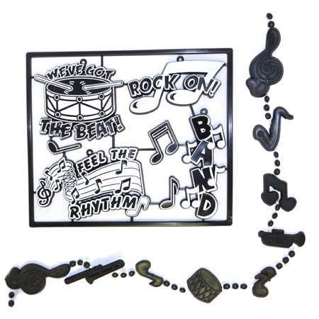 Band Pack - Black/White - 8 pc. pkg.