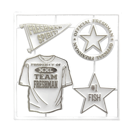 Freshman Pack - White/Metallic Gold - 4 pc. pkg.