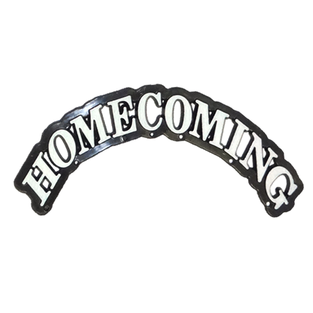 Homecoming Arch - 4.5" - Black/White - 1 pc. pkg.