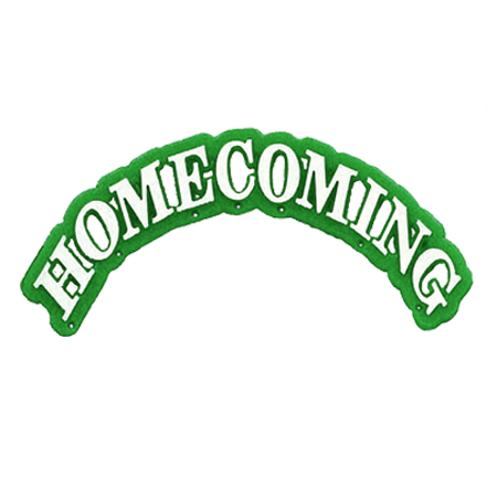 Homecoming Arch - 4.5" - Emerald/White - 1 pc. pkg.