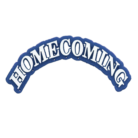 Homecoming Arch - 4.5" - Navy/White - 1 pc. pkg.