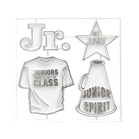 Junior Pack - White/Metallic Silver - 4 pc. pkg.