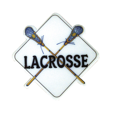 3" Lacrosse Charm - 2 pc. pkg.
