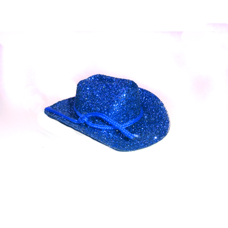 Glitter Stetson - 2" - Royal - 6 pc. pkg.