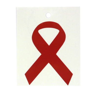 3" Awareness Decal - Red  - 1 per sheet