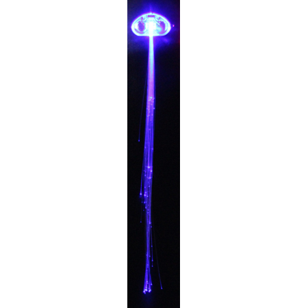Fiber Optic Deco Light - 13" - Purple