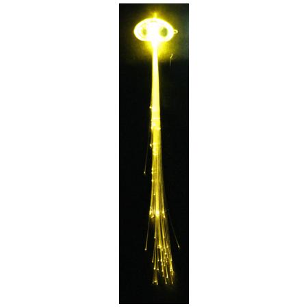 Fiber Optic Deco Light - 13" - Yellow