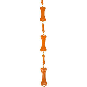 Bone Garland - Orange - 3' pkg.
