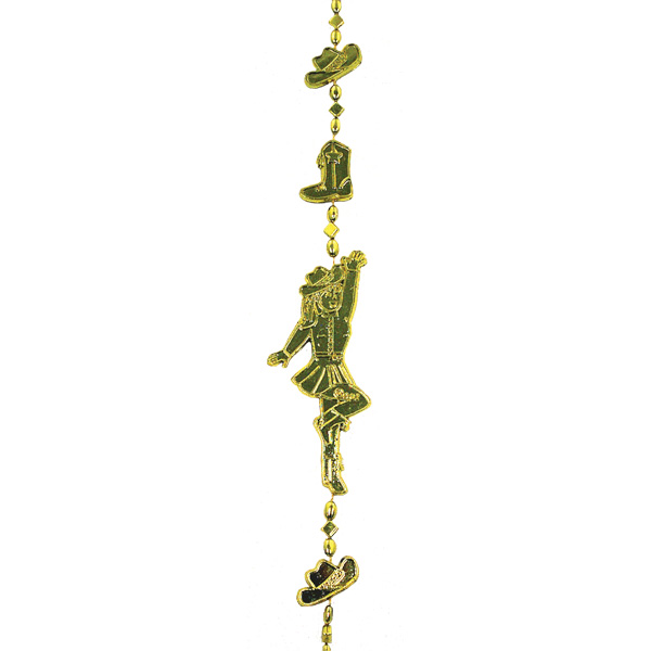 Drill Team Garland - Metallic Gold - 9' pkg.