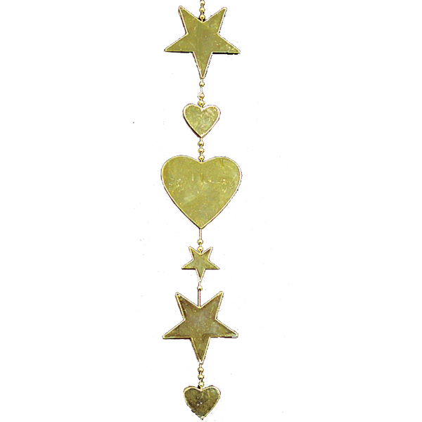 Friendship Garland - Metallic Gold  - 9' pkg.