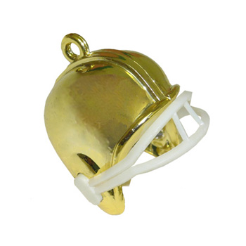 1" Helmet - Metallic Gold - 3 pc. pkg.