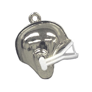 1" Helmet - Metallic SIlver - 3 pc. pkg.