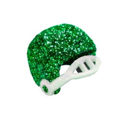 3/4" Glitter Helmet - Emerald - 12 pc. pkg.