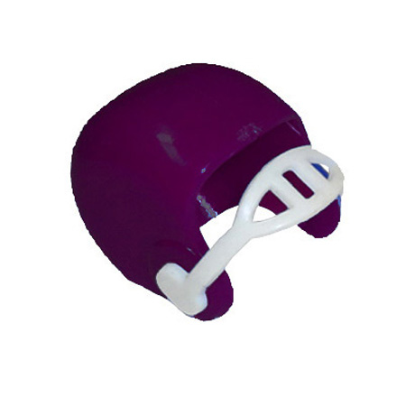 3/4" Mini Helmet- Burgundy - 4 pc. pkg.