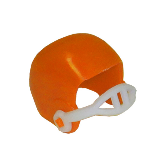 3/4" Mini Helmet- Orange - 4 pc. pkg.