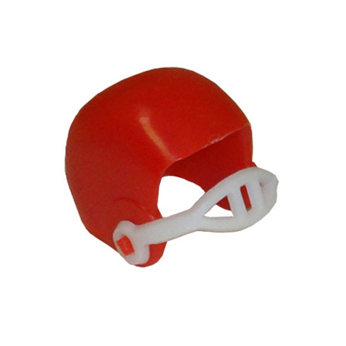 3/4" Mini Helmet- Red - 4 pc. pkg.