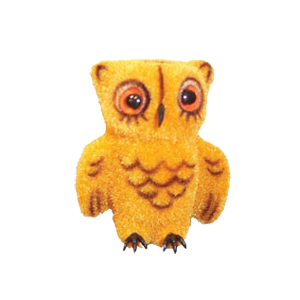 2" Flocked Owl - 1 pc. pkg.