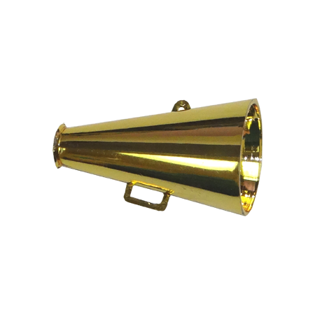 1.5" Megaphone - Metallic Gold - 12 pc. pkg.