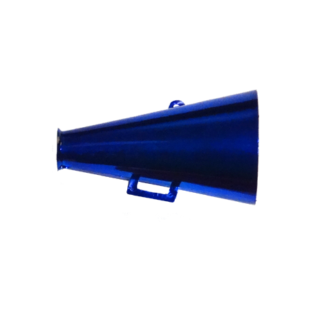 1.5" Megaphone - Metallic Royal - 12 pc. pkg.