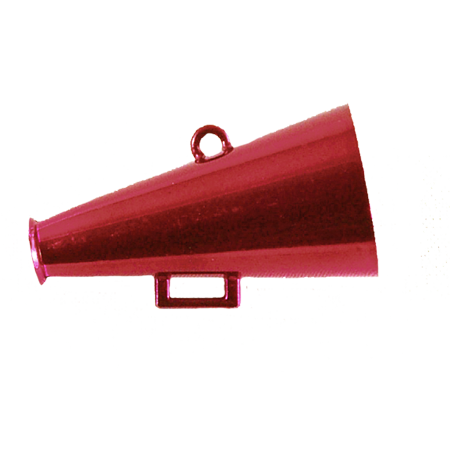 2.5" Megaphone - Metallic Red - 12 pc. pkg.