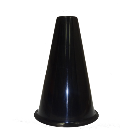 8" Plastic Megaphone - Black
