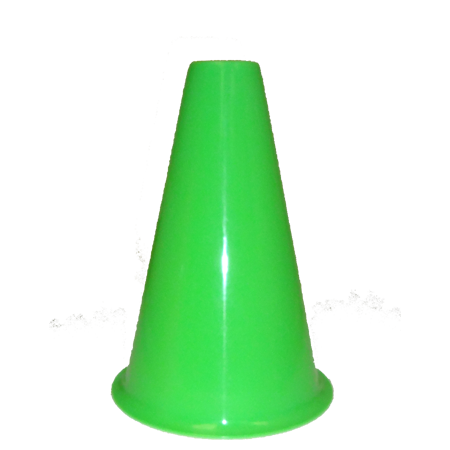 8" Plastic Megaphone - Lime Green