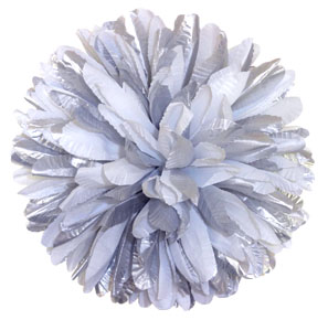 Mum 10"-21-layer White/Silver Lame