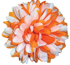 Mum 6.5"-15-layer Orange/White