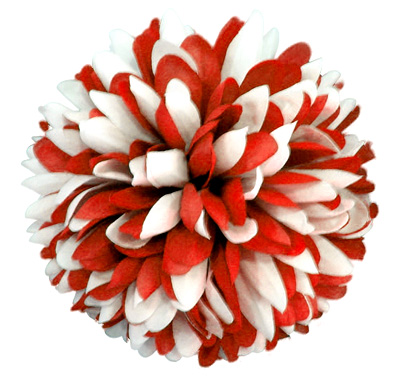Mum 6.5"-15-layer Red/White