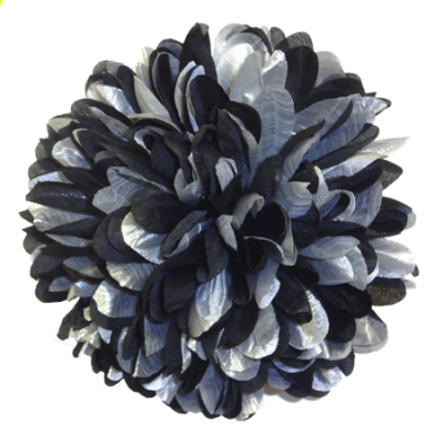 Mum 6.5"-15-layer Black/Silver Lame