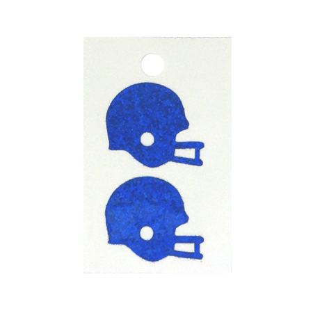 Pegable Helmet Glitter Stickers - Royal - 2 pcs. per sheet