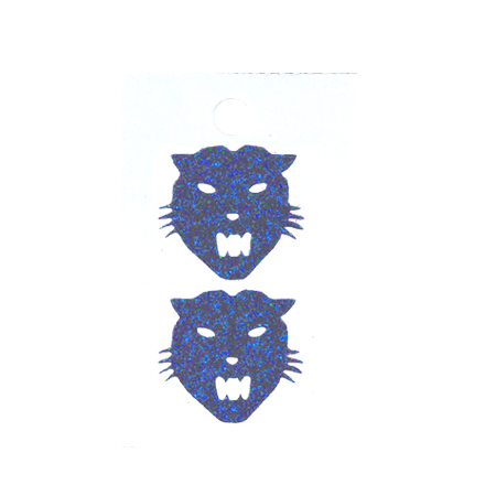 Pegable Wildcat Glitter Stickers - Royal - 2 pcs. per sheet
