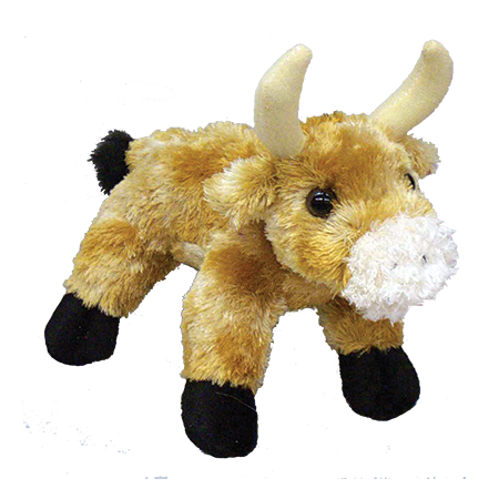 7" Plush Standing Longhorn