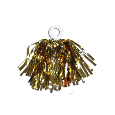 5" Gold Metallic Mini Pom