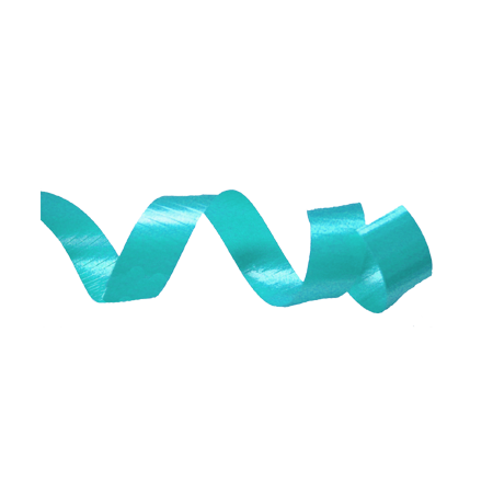 3/8" Crimped Curling Ribbon - Aqua - 250 yd. roll
